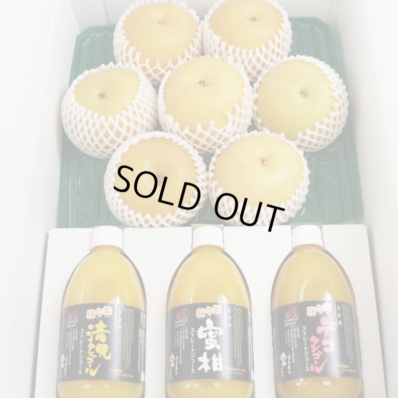 愛媛フルーツショップ段々畑 秋月梨 100％ストレート果汁ジュース 詰め合わせセット
